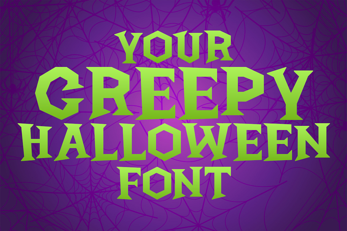 Wicked Night – Spooky Halloween Font, a Font by Pekotype (Photo 2 of 13)