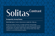 Solitas Contrast, a Sans Serif Font by insigne (Thumbnail 1 of 5)