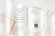 Minimalist Wedding Invitation Bundle, an Invitation Template by Meher Sadiah (Thumbnail 4 of 6)