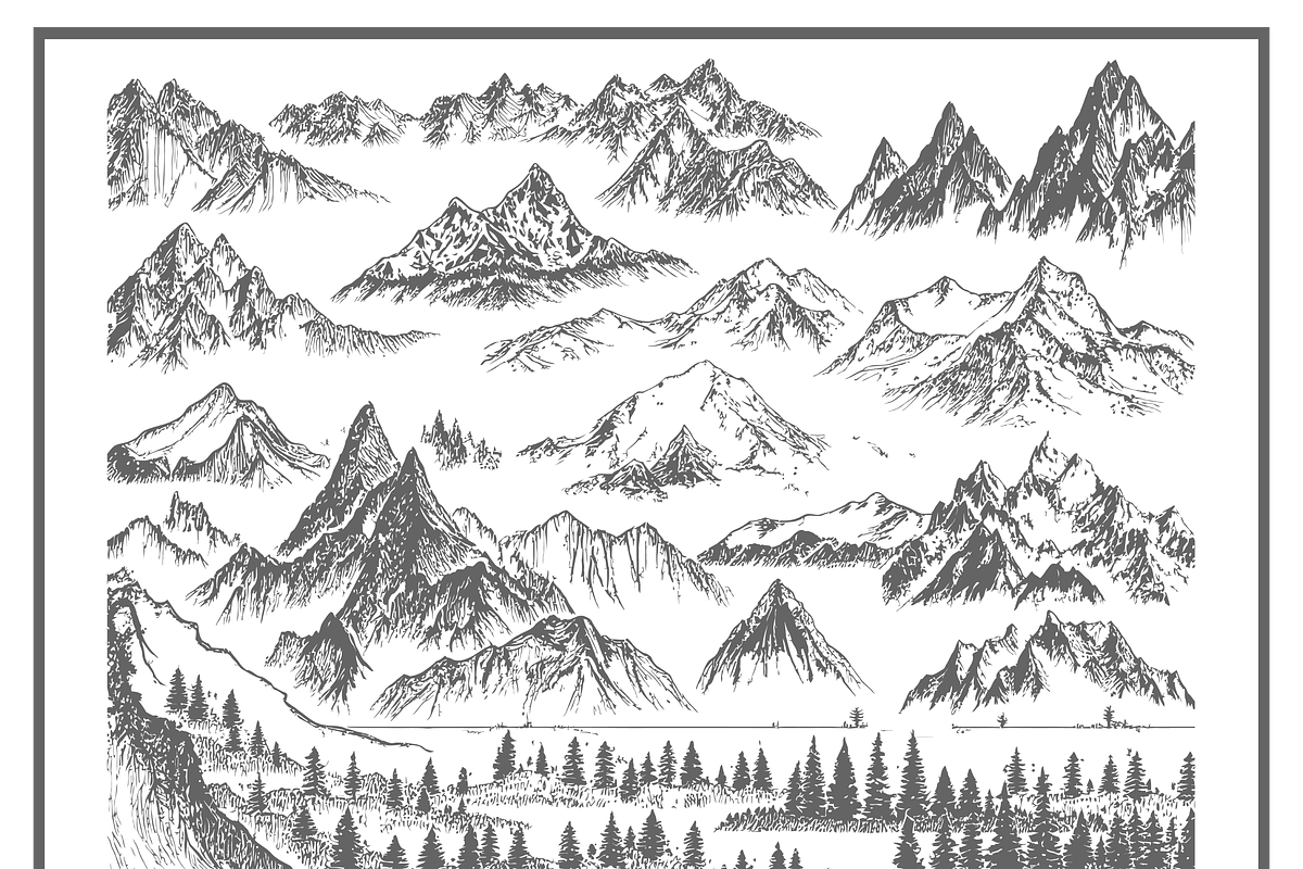 Stunning Mountain Collection, a Texture Illustration by CarWrap design (Photo 3 of 3)
