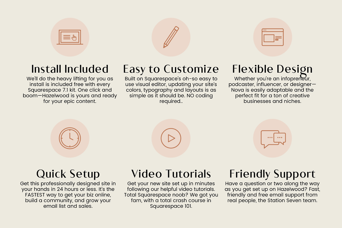 Squarespace 7.1 Template - Hazelwood, a Websites & App Template by Station Seven (Photo 2 of 4)