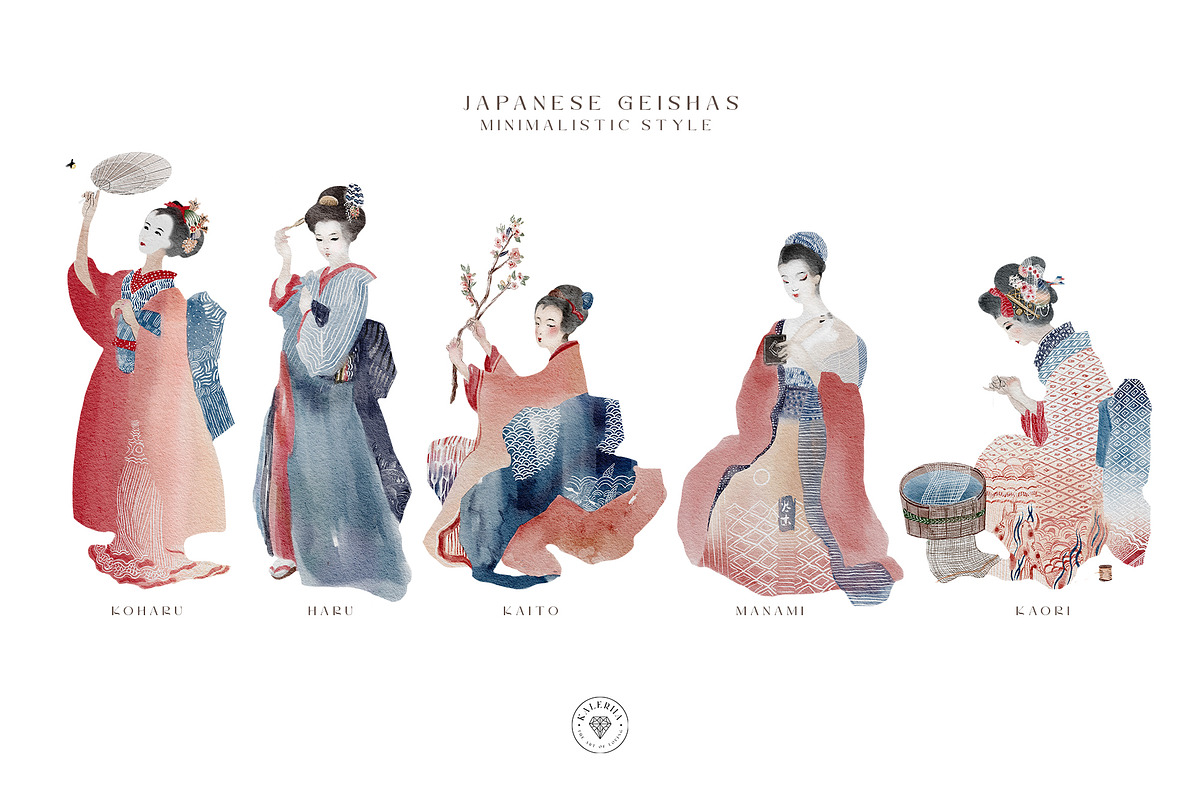 KOUYOU - Japanese Geisha Collection, a Person Illustration by Kaleriia (Photo 3 of 12)