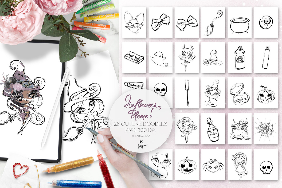 Cute Halloween Zombies Mega Bundle, a Seasonal Illustration by KaramfilaS (Photo 10 of 15)