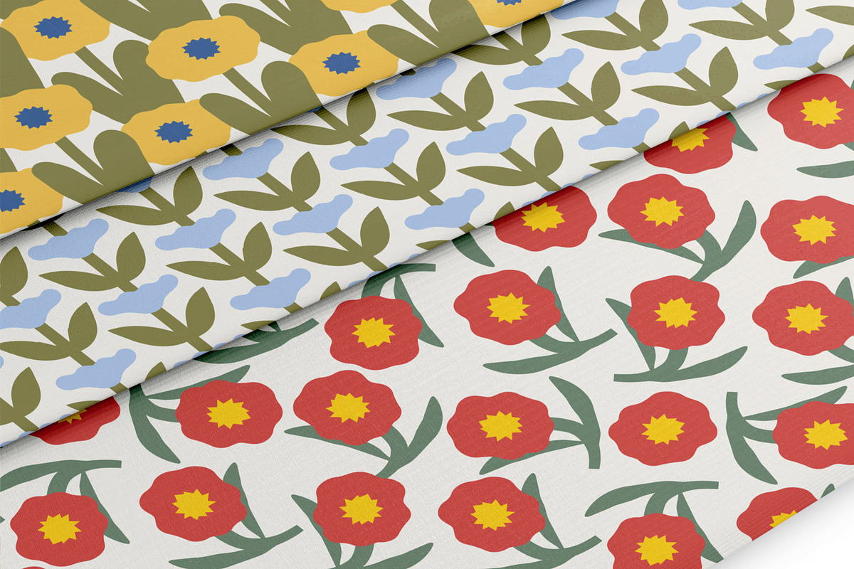 FLOWER MARKET Graphics Collection, a Pattern Graphic by Katerina Osa (Photo 11 of 16)