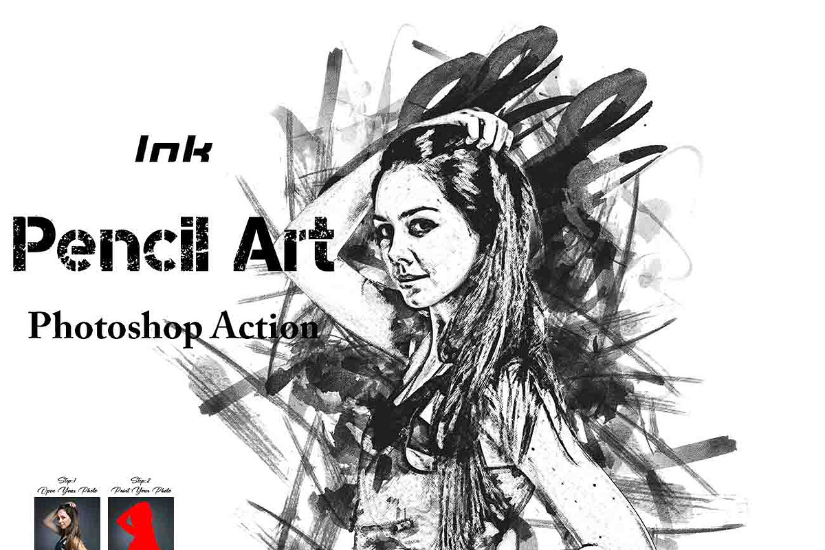 Faster Sketch Effect Ps Action, an Action Add-On by Studio Retouch (Photo 8 of 34)