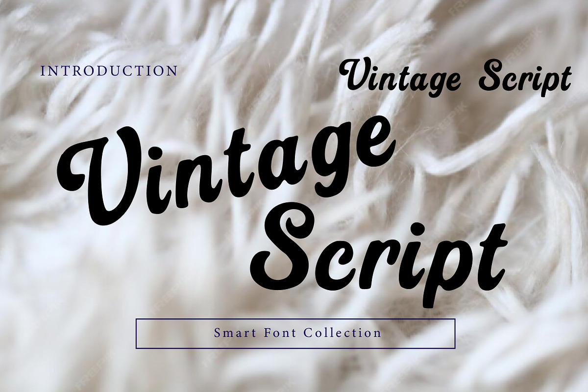 Vintage script, a Script Font by Wow Magic (Photo 1 of 3)