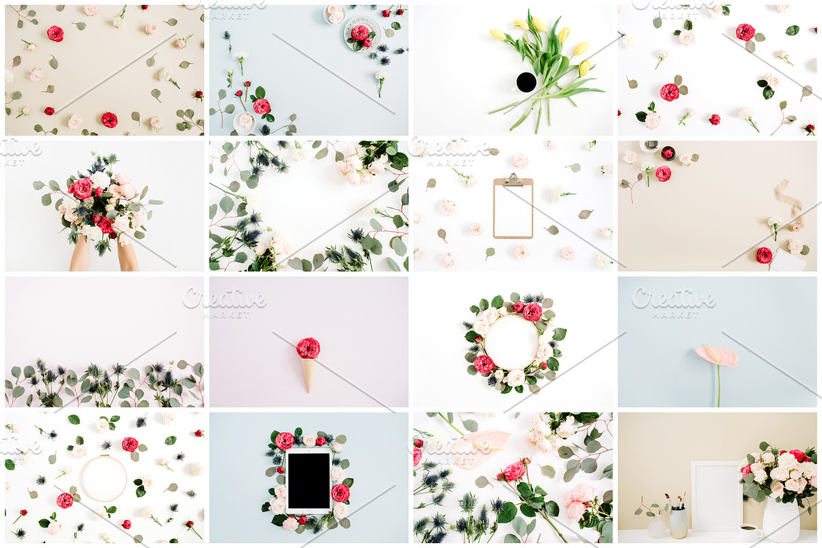 Summer Floral Bundle, a Background Photo by Floral Deco (Photo 2 of 6)