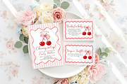 Cherry On Top Baby Shower Bundle, a Stationery Template by VeliusCreativeStudio (Thumbnail 8 of 8)