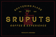 VT Contender - Vintage Display Font, a Sans Serif Font by ViactionType (Thumbnail 4 of 14)