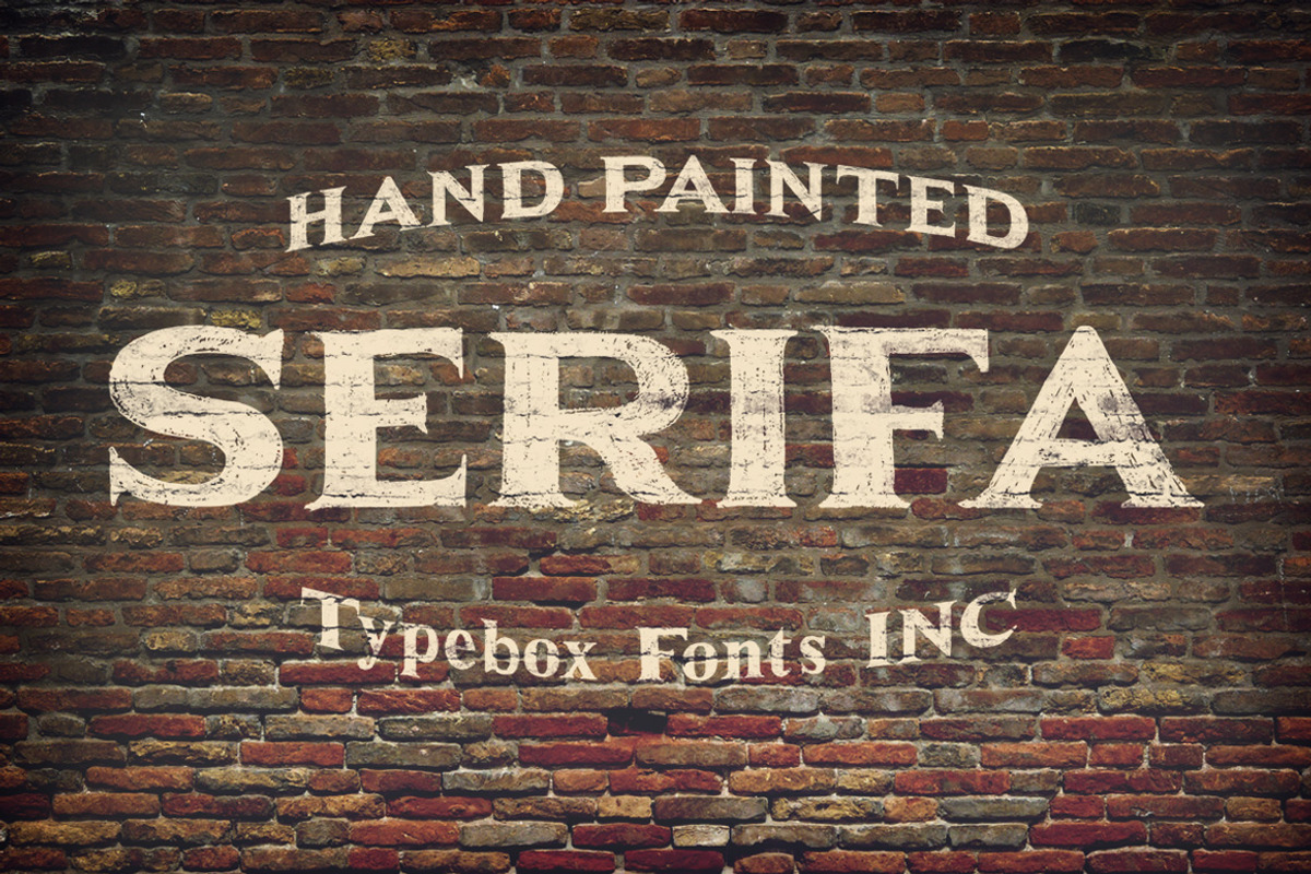 Serifa Typeface preview 7