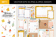 BUNDLE STATIONERY planners calendars, an Object Graphic by Ruslana Lubenets (Thumbnail 2 of 96)