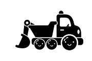 Cute baby toy truck design featuring, an Illustration by Amazin_art (Thumbnail 14 of 33)