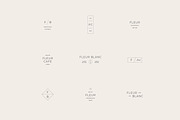Fleur Minimal Logo Kit Ai Eps Psd, a Branding & Logo Template by Feel This (Thumbnail 8 of 13)