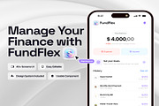 FundFlex - Finance Management UI Kit, an UI Kit Template by Creative Perspective (Thumbnail 1 of 8)