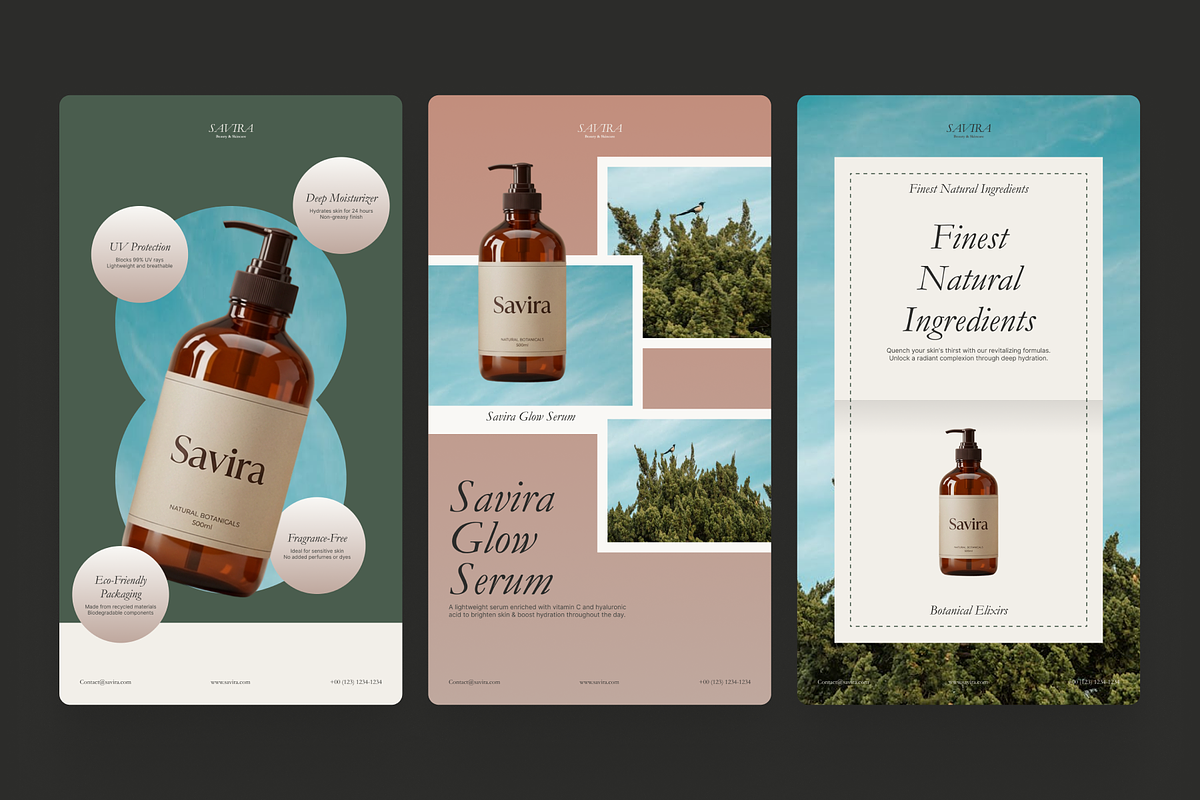 Beauty & Skincare Social Media, a Social Media Template by SLAB! Design (Photo 5 of 8)