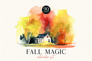 FALL MAGIC Watercolor Collecion