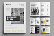 Corporate Business Plan Brochure, a Brochure Template by MightyDesign (Thumbnail 1 of 6)