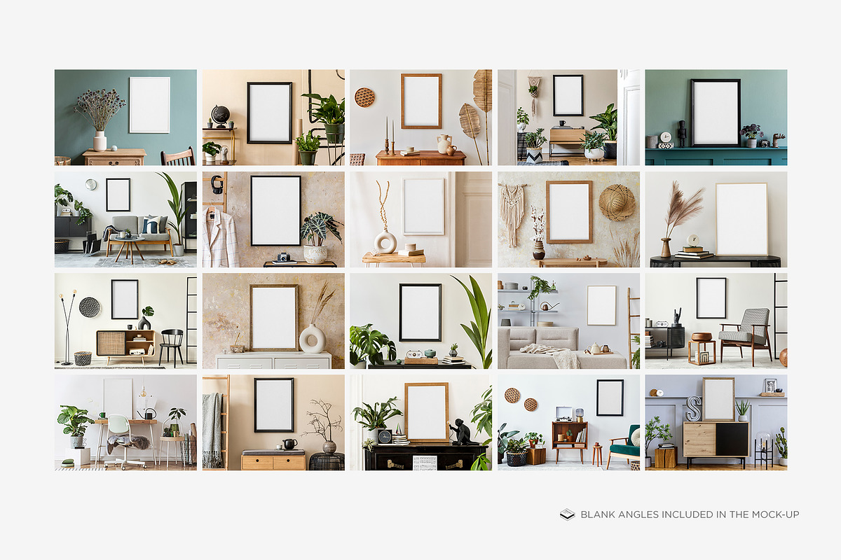 Portrait Frame on Scenes Mock-up, a Print Template by Branda Keeps (Photo 3 of 30)