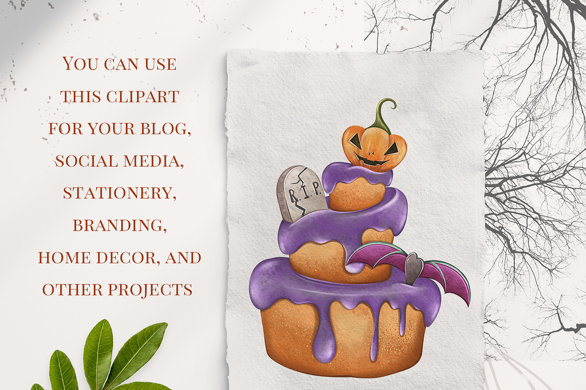 Cute Halloween candy Clipart PNG Se, a Food Illustration by Mespilia (Photo 4 of 5)