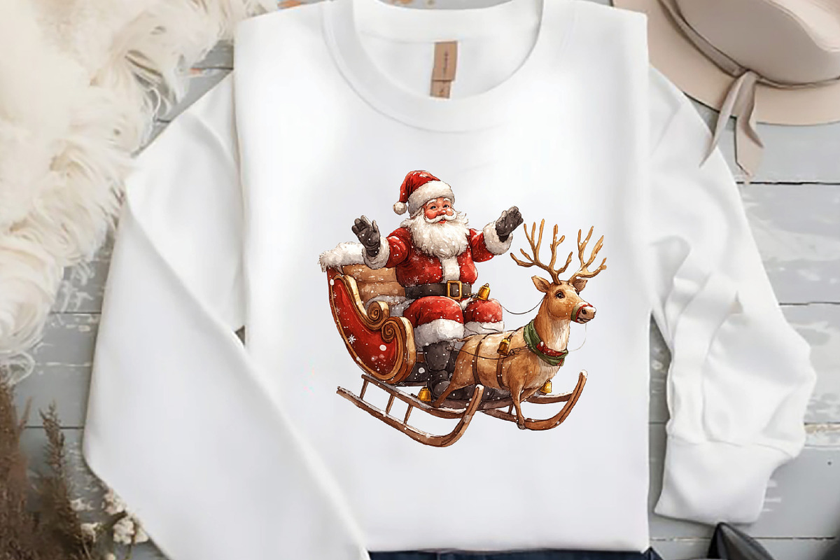 Antique Nordic Chirstmas Day Clipart, an Illustration by DreamCafeArt (Photo 6 of 7)