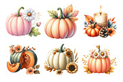 Autumn Fall Clipart Pumpkin Petals, an Illustration by Daily.Designs (Thumbnail 4 of 4)