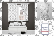 Paw print seamless pattern, a Pattern Graphic by gulsengunel (Thumbnail 2 of 6)