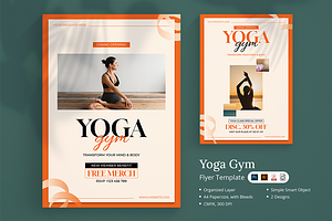 Hina - Yoga Gym Flyer