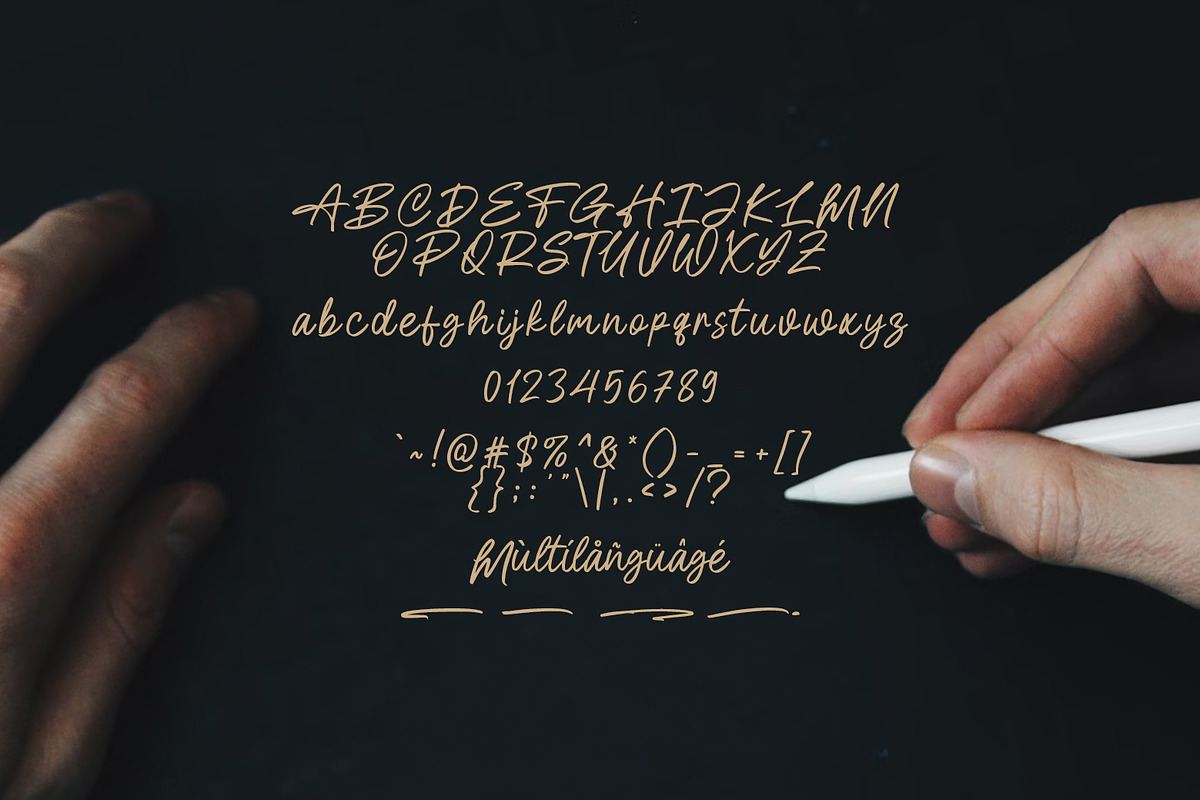 Writeline Script, a Script Font by khurasan (Photo 6 of 6)
