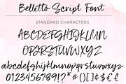 Belletto Script, a Script Font by Mxtama (Thumbnail 16 of 17)