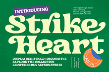 Strike Heart Display Serif Bold