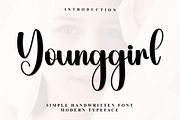 Younggirl, a Script Font by FreshTypeINK (Thumbnail 1 of 7)
