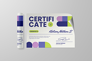 Bauhaus Participation Certificate, a Stationery Template by Annora Studio (Thumbnail 3 of 6)