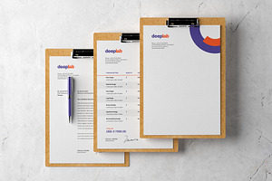 Clipboard Branding Mockup Set