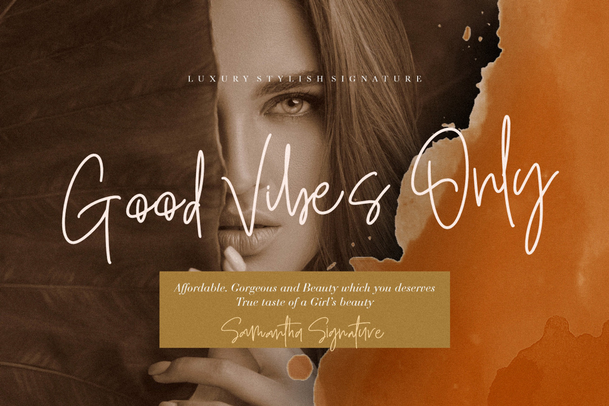 Samantha Signature Business Font preview 8