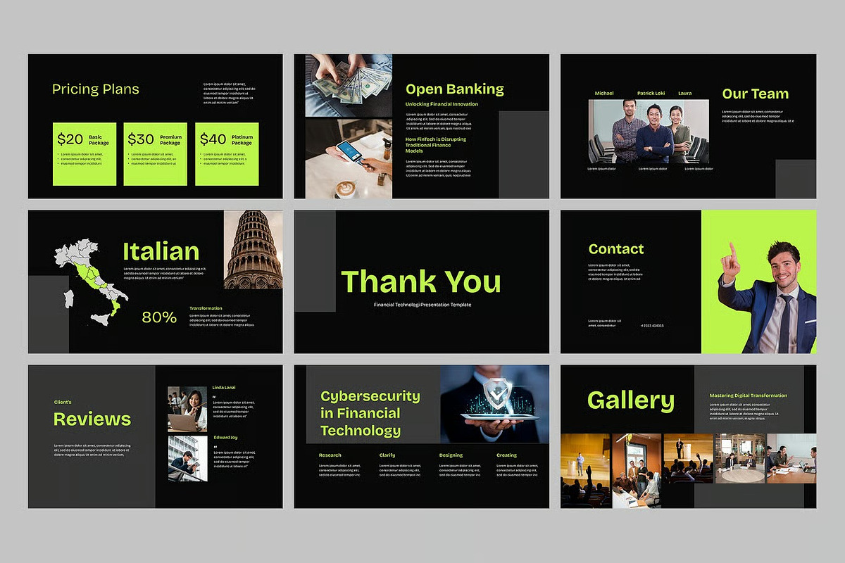 Financial Technology Keynote, a Presentation Template by Fit-tee (Photo 3 of 4)