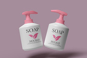3 Soap bottle Mockup Sets, a Cups & Container Mockup by LOGTURNAL (Thumbnail 2 of 4)