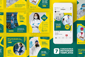 Coronavirus Instagram Templates