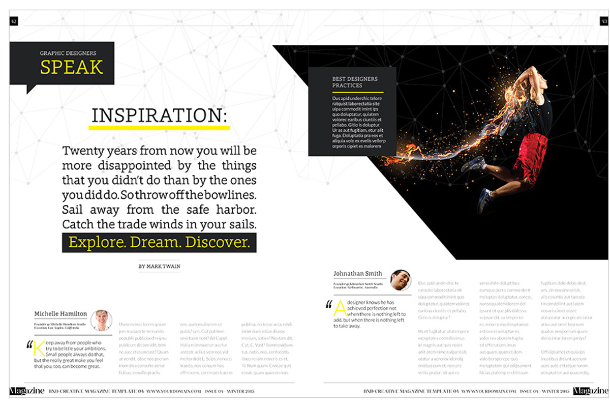 Magazine Template InDesign 04, a Magazine Template by Love Graphic Design (Photo 30 of 34)