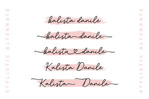 Bestie Lovely - Tailed Script Font