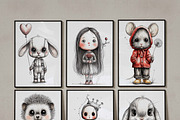 Gothic Romantic Valentines Day PNG, an Illustration by one-touch (Thumbnail 7 of 13)
