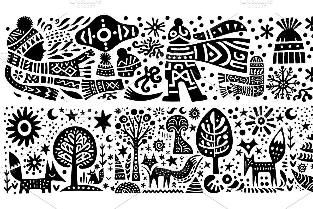 Vintage Livestock Folk Art, a Decorative Illustration by devastd (Photo 7 of 28)