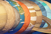 Polygonal style Solar System, an Object Graphic by Toocha design (Thumbnail 3 of 5)