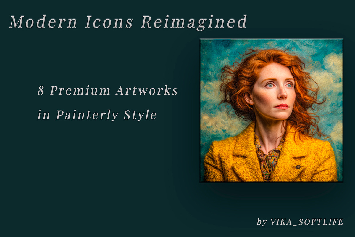 Modern Icons Reimagined, a Decorative Illustration by Vika_Softlife (Photo 1 of 6)