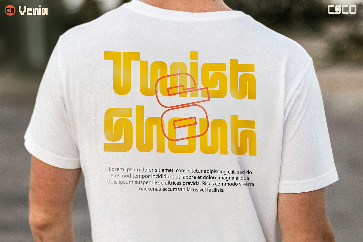 CS Venia – Retro Font, a Sans Serif Font by Craft Supply Co. (Photo 4 of 8)
