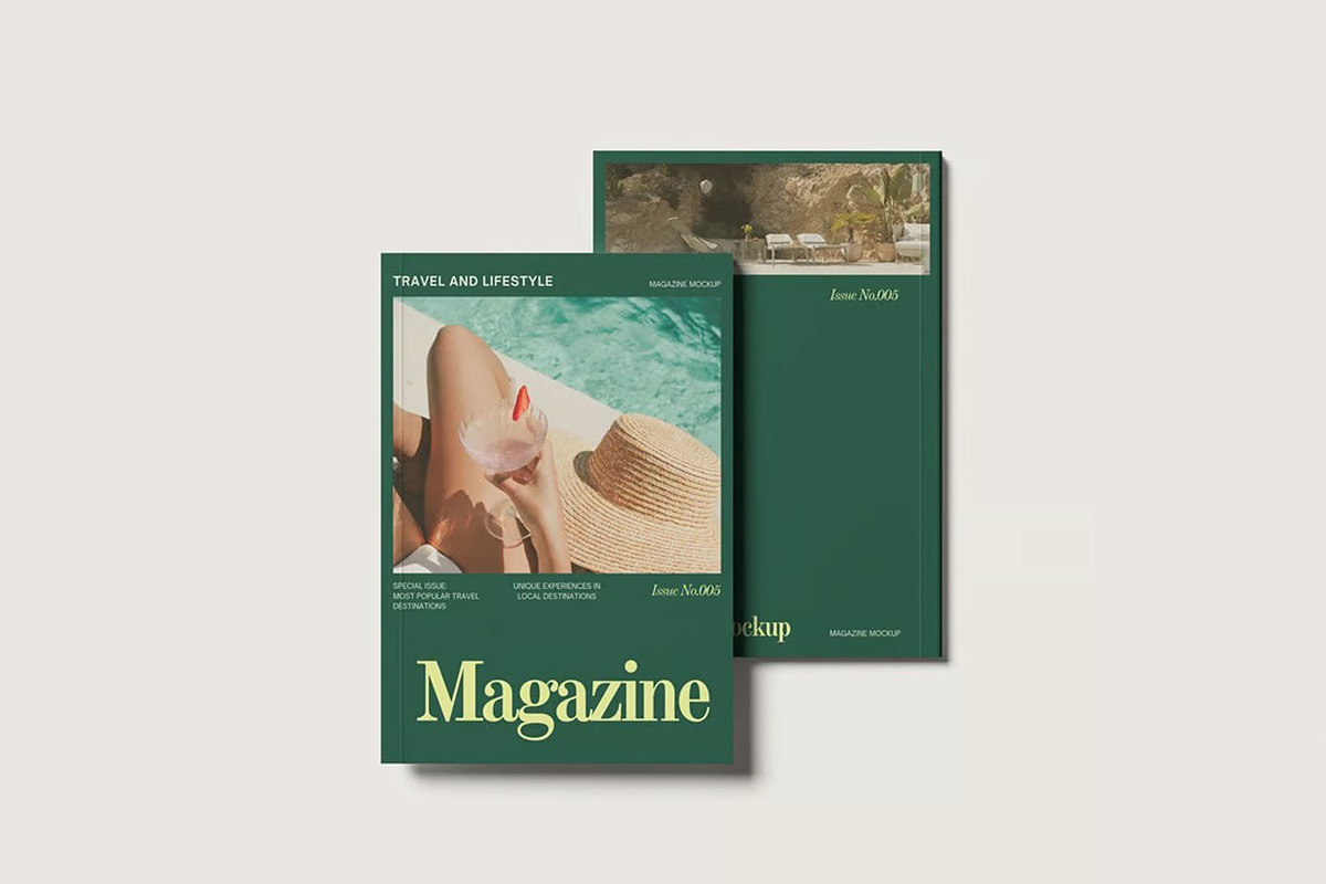 Magazine Mockup, an Advertising Mockup by Se٧enStudio (Photo 1 of 5)