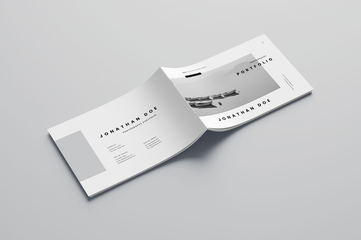 Simple Photography Portfolio, a Brochure Template by Meenom Templates (Photo 2 of 10)
