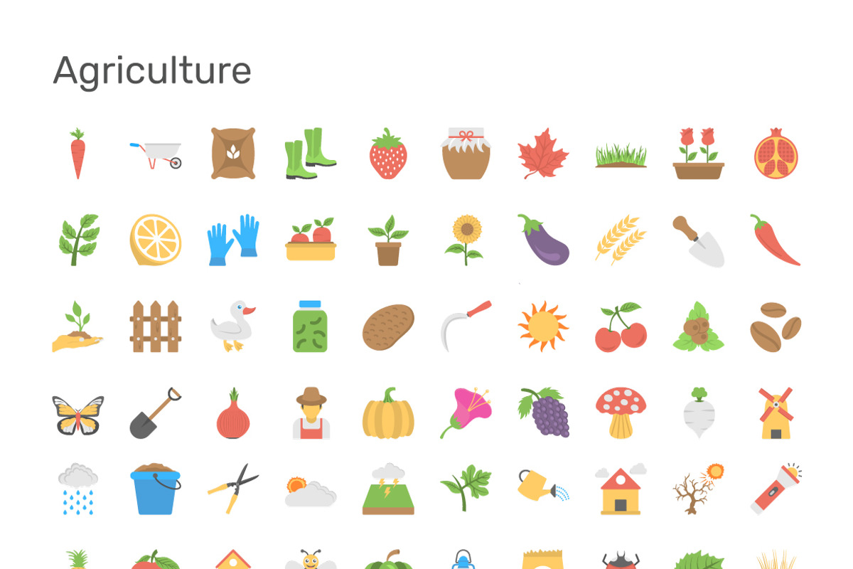 9690 Flat Icons Pack, an Outline Icon by Creative Stall (Photo 2 of 23)