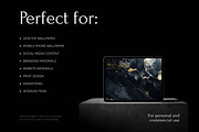 Black Onyx gemstone wallpaper pack, a Wallpaper Graphic by existacial (Thumbnail 4 of 4)