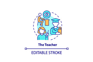 Teacher Concept Icon