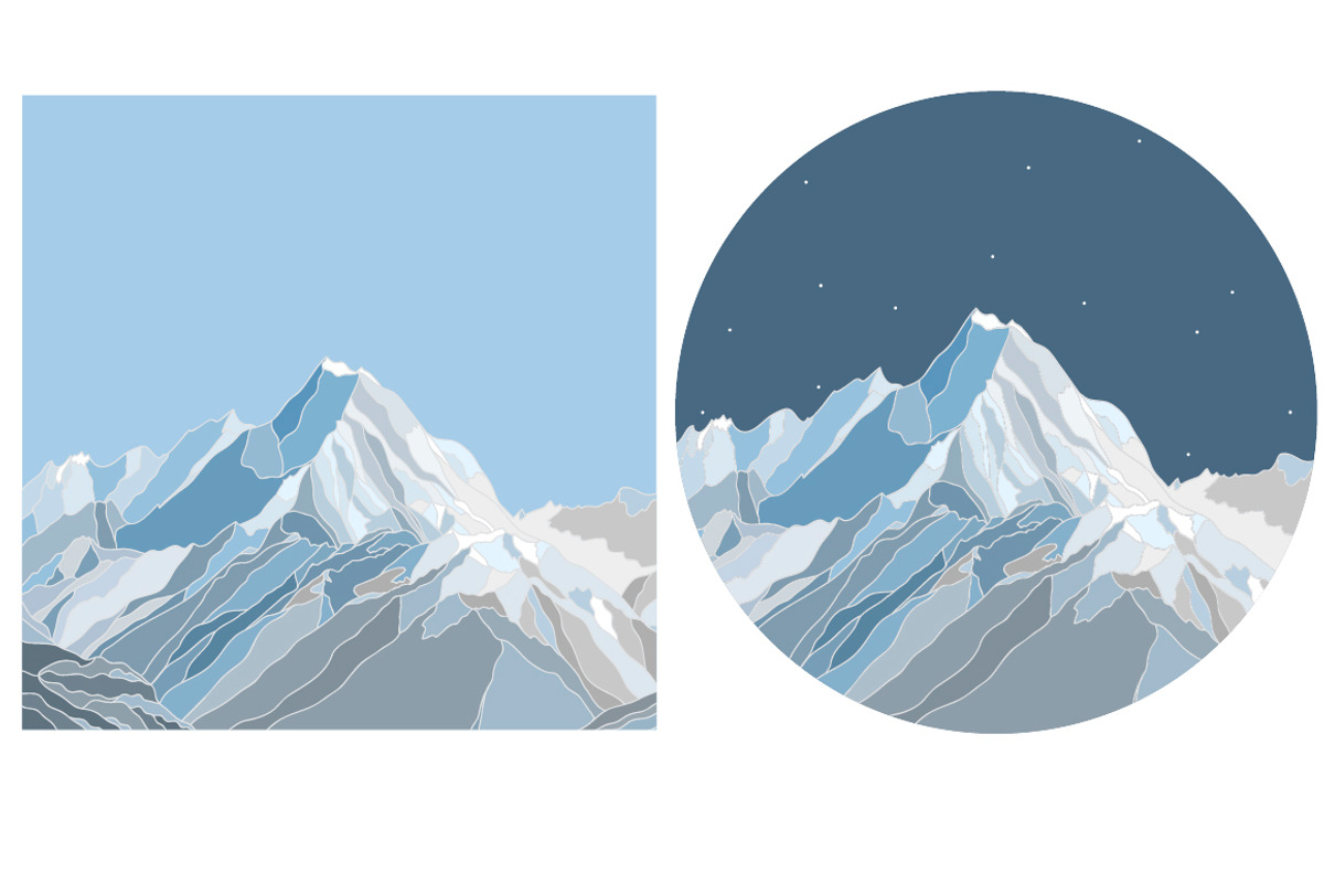 Mountain landscapes, a Background Graphic by lycka (Photo 2 of 5)